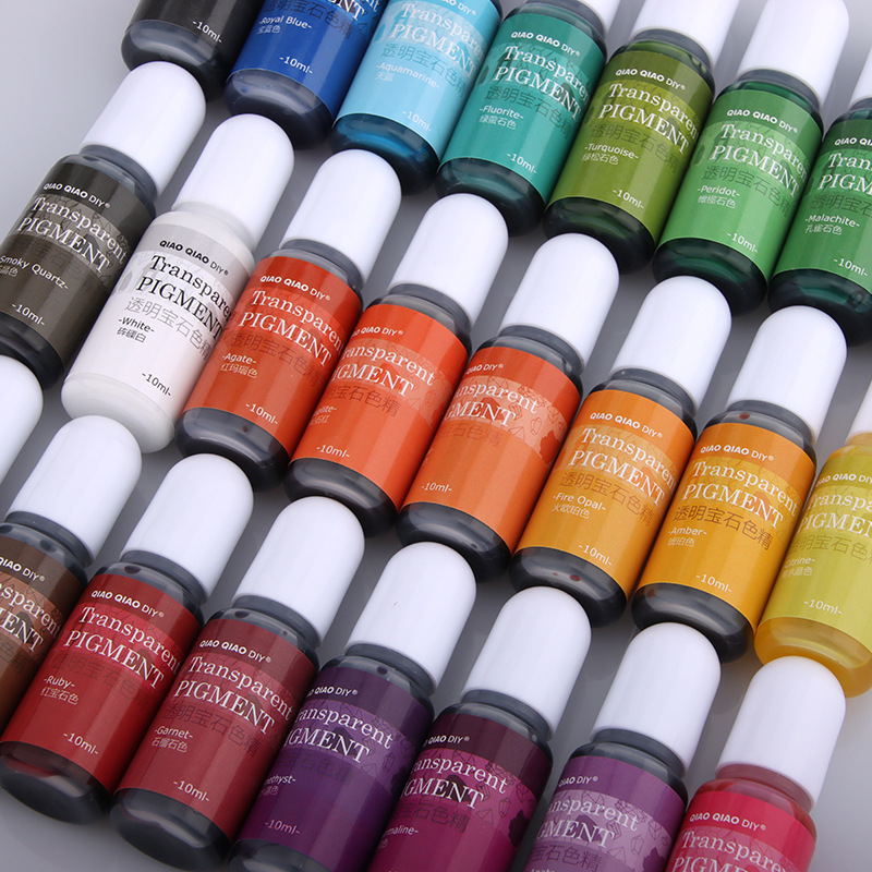 Soap Making Kit - Resin Pigment Transparent Gemstone Essential Oil