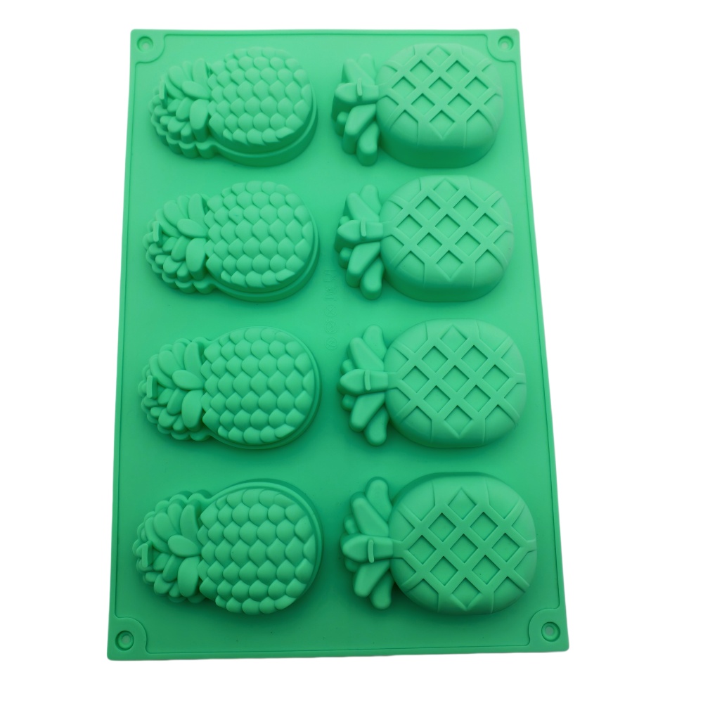 Soap Making Kit - Pineapple Shape Silicone Cake Mold 8