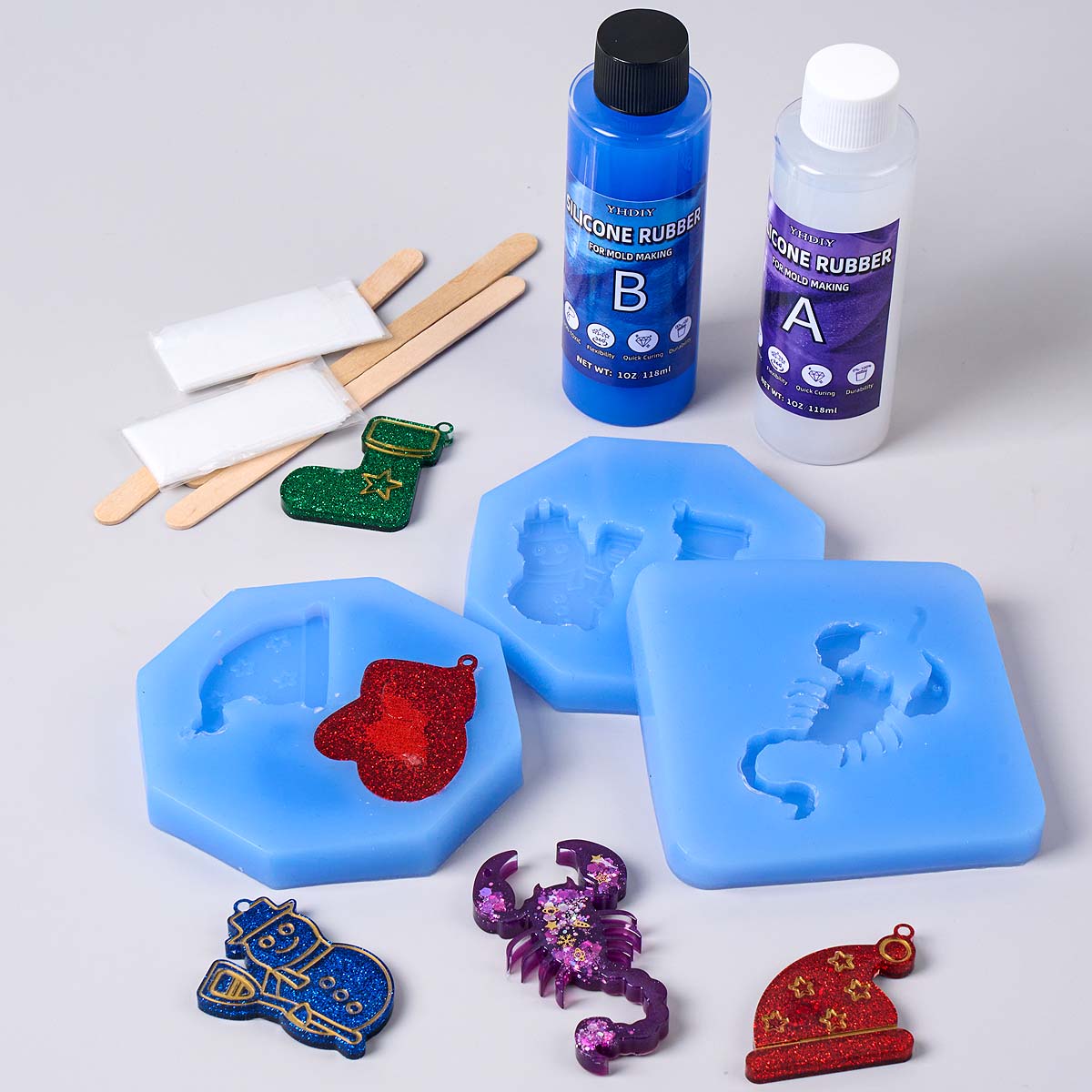 118ml/296ml Silicone Mold Maki - Soap Making Kit ulasan dan harga
