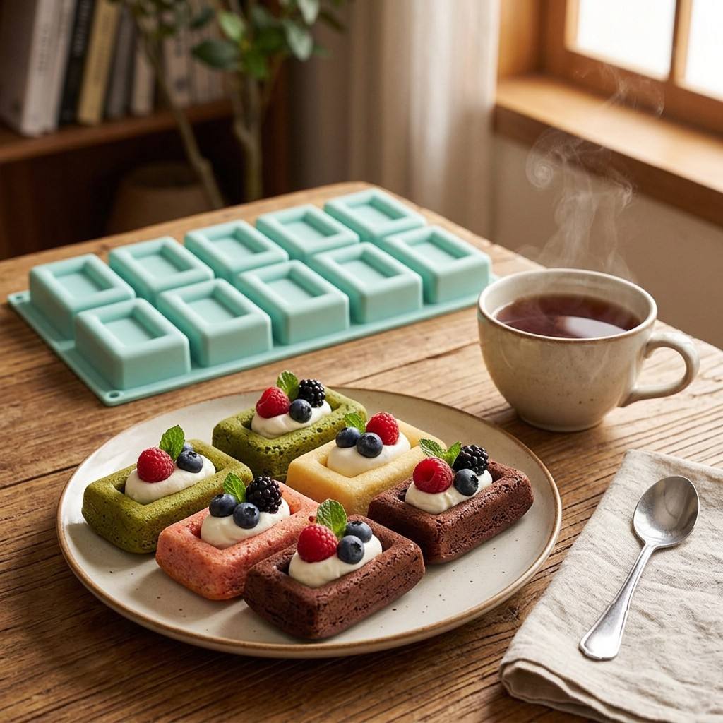 Non-stick 10-Hole Rectangle Si - Soap Making Kit ulasan dan harga