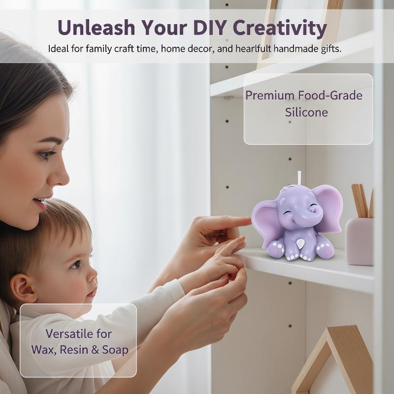 Cute 3D Elephant Silicone Cand - Soap Making Kit ulasan dan harga