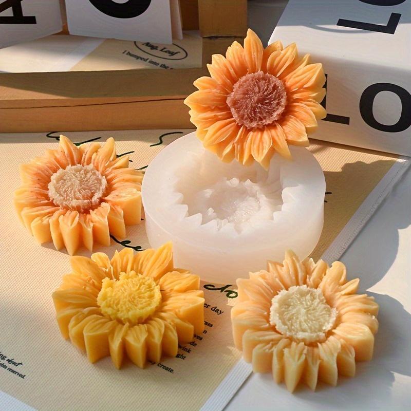 Vibrant 3D Sunflower Silicone  - Soap Making Kit ulasan dan harga