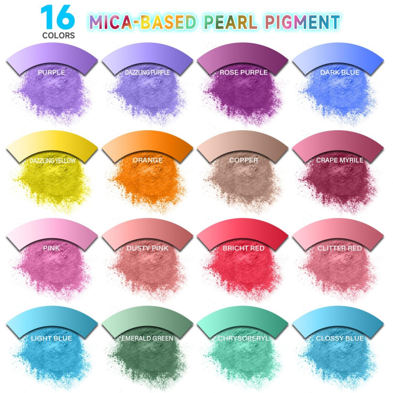 16Color Mica Powder Set，Per Pa - Soap Making Kit Amazon ulasan dan harga